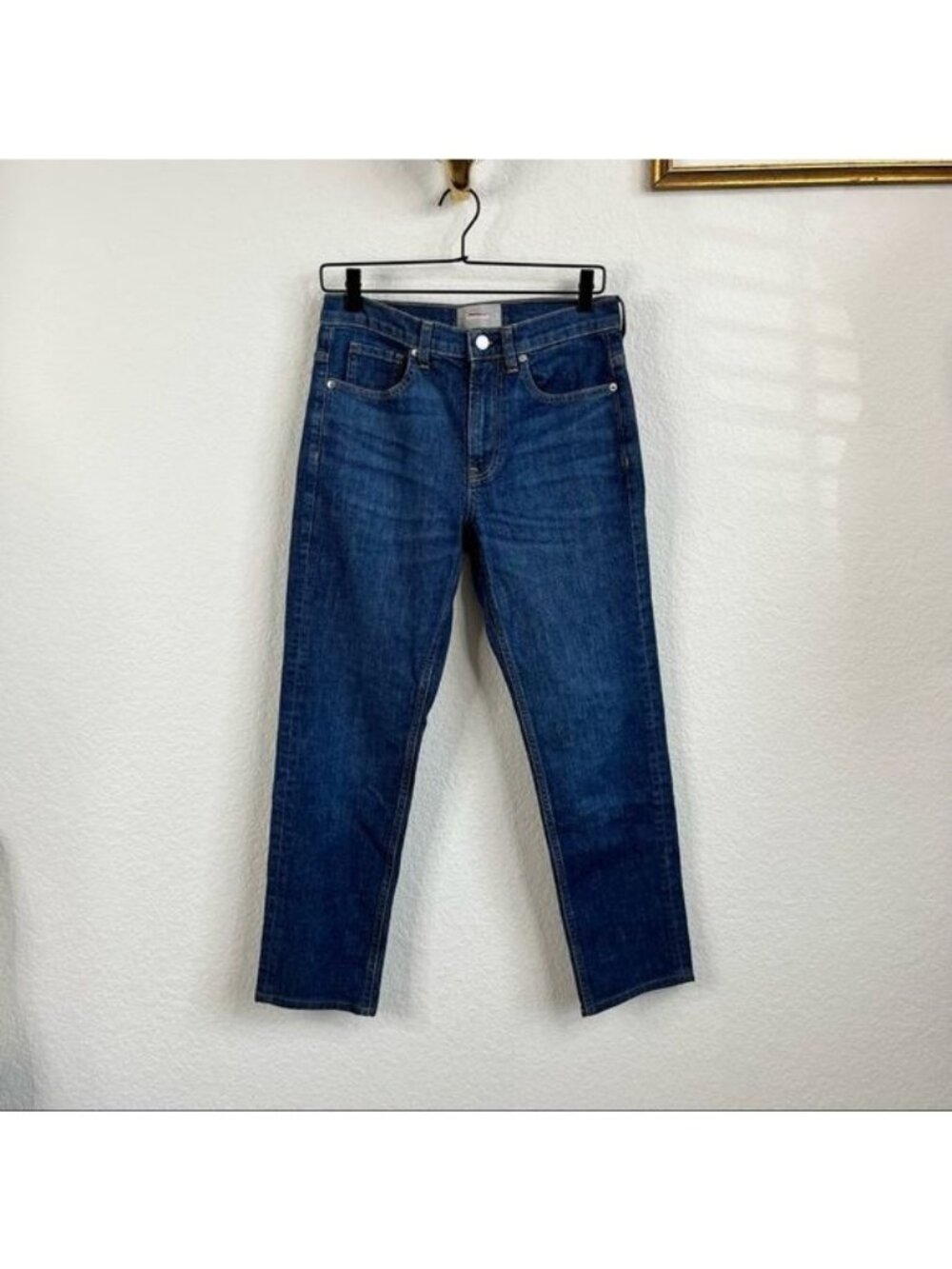 Everlane Straight Leg High Rise Mom Jeans